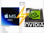 Apple De M5 Pro slaagt er niet in om de RTX 5060 Laptop GPU bij te houden in Geekbench OpenCL.