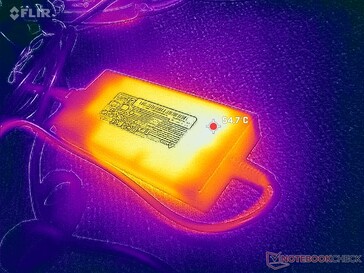 De AC-adapter wordt tijdens het gamen warmer dan 55 °C.