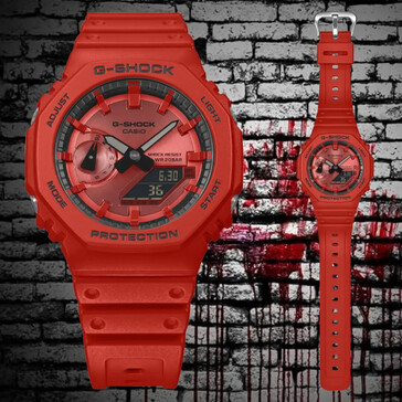 Casio G-Shock GA-2100RRB-4A. (Afbeeldingsbron: @geesgshock op Instagram)