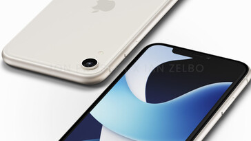iPhone SE 4 Starlight (afbeelding via FrontPageTech)
