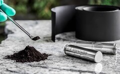 Lignode-elektrodemateriaal van harde koolstof (afbeelding: Stora Enso)