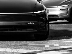 Het Tesla Robotaxi ride-share platformlogo op Model Y. (Afbeeldingsbron: @artsimage/X)