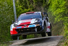 Eind vorig jaar debuteerde Toyota in het WRC met een Gazoo Racing Yaris op waterstof. (Beeldbron: Toyota)