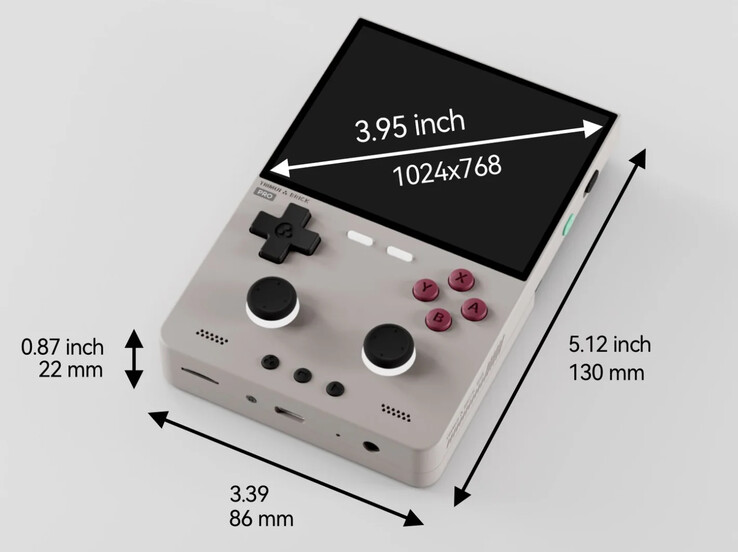 De TrimUI Brick Pro is iets hoger en breder dan eerdere TrimUI Brick-handhelds.