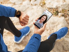 Een demonstratiefoto van een virtueel doktersbezoek (bron: Samsung; bijgesneden)