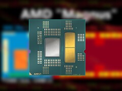 De consoles uit de PS5- en Xbox-serie draaien allebei op verschillende aangepaste AMD APU&#039;s (AMD &quot;Raphael&quot;-chip hierboven afgebeeld). (Afbeelding bron: AMD, Moore&#039;s Law Is Dead op YouTube, bewerkt)
