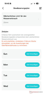 Maak een besproeiingsschema