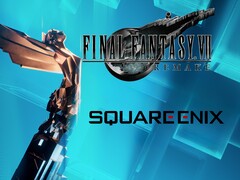 Final Fantasy 7 Remake-logo naast het beeld van The Game Awards (bron: The Game Awards, Square Enix met bewerkingen)