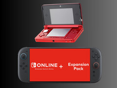 De Nintendo 3DS is afgebeeld boven de Switch 2 console (Afbeelding bron: Nintendo of America, Amazon met bewerkingen)