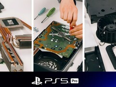 PS5 Pro teardown wordt getoond (Afbeelding bron: PlayStation Blog met bewerkingen)