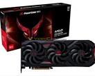 De Red Devil Radeon RX 9070 GRE van PowerColor zal naar verwachting hetzelfde koelerontwerp hebben als andere Red Devil kaarten. (Afbeeldingsbron: Videocardz) 