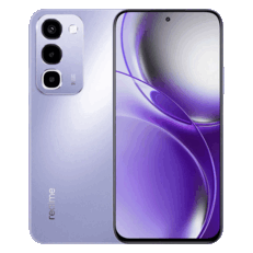 Realme P4R in de kleur Lavender Glare.