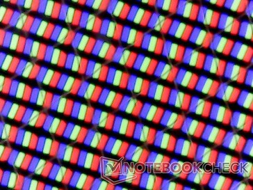 Standaard RGB-subpixel ter vergelijking