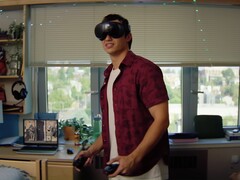 Afbeelding van de Steam Frame VR-headset en controllers