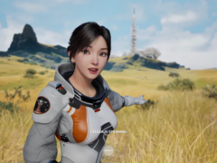 In Whispers from the Star draait het verhaal om een gestrande astronaut op een mysterieuze buitenaardse planeet - Gaia. (Afbeeldingsbron: Steam)