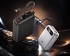 De Zeno 20.000 mAh en de Zeno 10.000 mAh powerbanks (van links naar rechts)