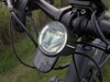 De koplamp is helder