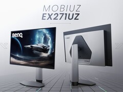 De BenQ EX271UZ met een 4e generatie QD-OLED-paneel, HDR400, 240Hz verversingssnelheid en geoptimaliseerde kleurmodi voor meer dan 120 AAA-games. (Afbeeldingsbron: BenQ)