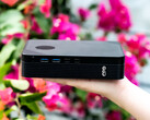 Een van de twee configuraties van de mini PC heeft de MCIO-poort. Afgebeeld: een zijaanzicht van de GPD Box.