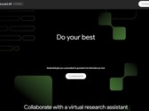 Google NotebookLM homepage (Bron: Eigen)