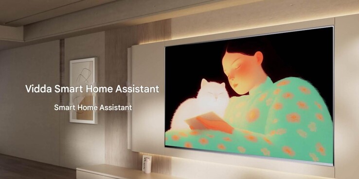 De Hisense Vidda Behang TV. (Afbeelding bron: Hisense, machine vertaald)