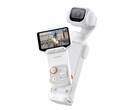 Het 2-inch OLED-display van de afstandsbediening kan worden losgekoppeld van de Insta360 Luna Pro 8K-gimbalcamera.