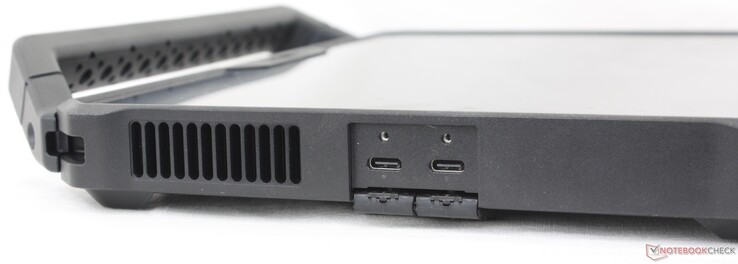 Links: 2x USB-C 3.2 Gen. 2 w / Thunderbolt 4 + DisplayPort + Power Delivery