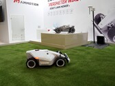 Mammotion toonde de robotgrasmaaiers LUBA en KUMAR op spoga+gafa 2022. (Afbeelding bron: Mammotion)