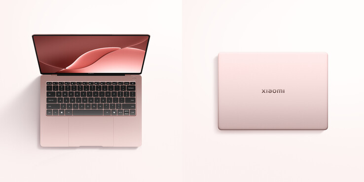 Roze kleurvariant van de laptop