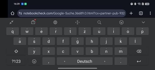 OnePlus 13: Standaard toetsenbord