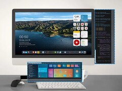 Het scherm kan naast of onder uw primaire hoofdmonitor worden gemonteerd (Afbeeldingsbron: PinRuis)