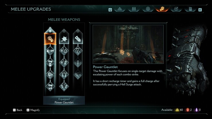 Melee-upgrades