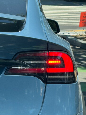 Nieuwe blauwe Model X kleur