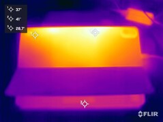 Stresstest oppervlaktetemperaturen (achterzijde)