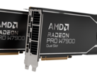 De AMD Radeon Pro W7900 wordt nu geleverd in een dual-slot variant tegen een gereduceerde MSRP. (Afbeelding Bron: AMD)