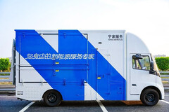Servicewagen voor het repareren van EV-accu’s
