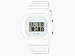 Afgebeeld - de nieuwe Casio G-Shock DW-5600WW-7 gekleed in het wit. (Afbeelding bron: @morgan_gshock op Instagram)
