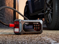 De Gooloo A7 draagbare auto jump starter kan ook functioneren als een bandopblazer (Afbeelding bron: Gooloo)