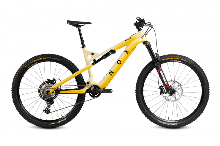 De NOX CYCLES 2023 EPIUM ALL-MTN 5.9 e-bike in de kleurstelling Mars. (Beeldbron: NOX CYCLES)