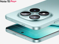 Redmi Note 15 Pro+ lijkt qua ontwerp erg op zijn voorganger. Afgebeeld: een promofoto van de telefoon. (Afbeeldingsbron: Xiaomi)