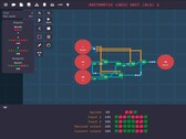 Officiële in-game screenshot van Turing Complete 2.0.