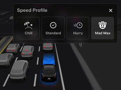 De nieuwe Tesla FSD 14 Mad Max modus. (Afbeeldingsbron: Sawyer Merritt/X)