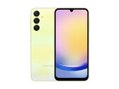 De Galaxy A25 5G in zijn gele afwerking. (Afbeeldingsbron: Digitec)