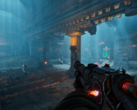 Abyssus laat spelers wisselen tussen acht unieke wapens, die elk kunnen worden aangepast met een van de 45 mogelijke mods. Afgebeeld - een ingame screenshot. (Afbeeldingsbron: Steam)