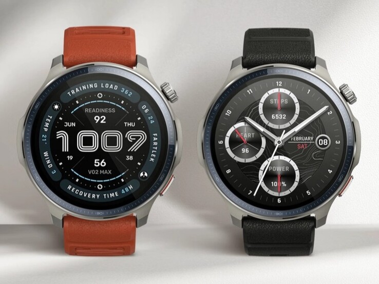 De Amazfit Balance 2 smartwatch wordt geleverd met twee horlogebandjes. (Afbeeldingsbron: Amazfit)