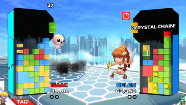 Afbeelding: Een screenshot van de gameplay van Crystal Crisis.