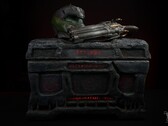 Afbeelding van de aangepaste DOOM: The Dark Ages gaming PC. (Afbeelding Bron: Blue Horse Studios)