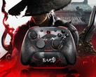De karmozijnrode draden op de GameSir G7 Pro 8K PC Phantom Blade Zero-editie gloeien in het donker.