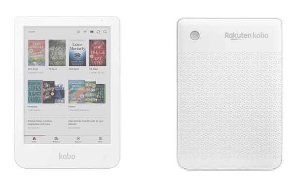 De witte versie van de Kobo Clara Colour heeft hetzelfde prijskaartje als de zwarte variant. (Afbeeldingsbron: Rakuten)