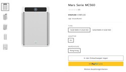 Minisforum Mars Series MC560 configuraties (bron: Minisforum)